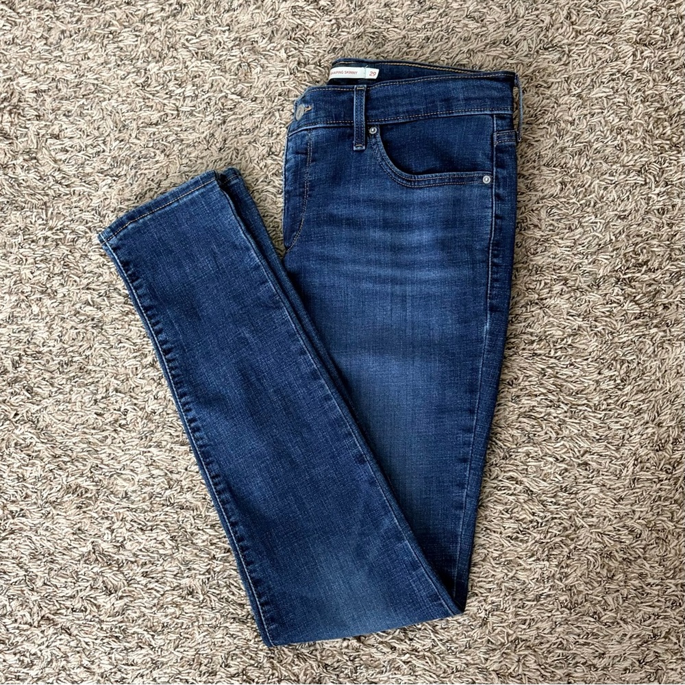 Levi’s 311 Shaping Skinny Jeans Women’s 29 Dark Wash Mid Rise Stretch